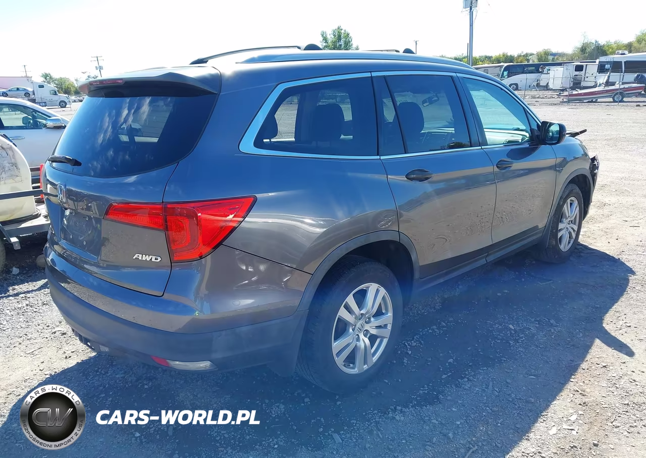 2016 Honda Pilot Lx VIN:5FNYF6H14GB006364 - 4