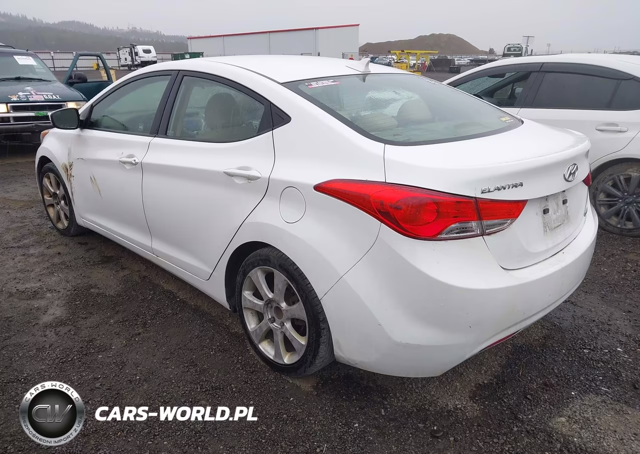 2012 Hyundai Elantra Limited VIN:5NPDH4AE2CH104671 - 3