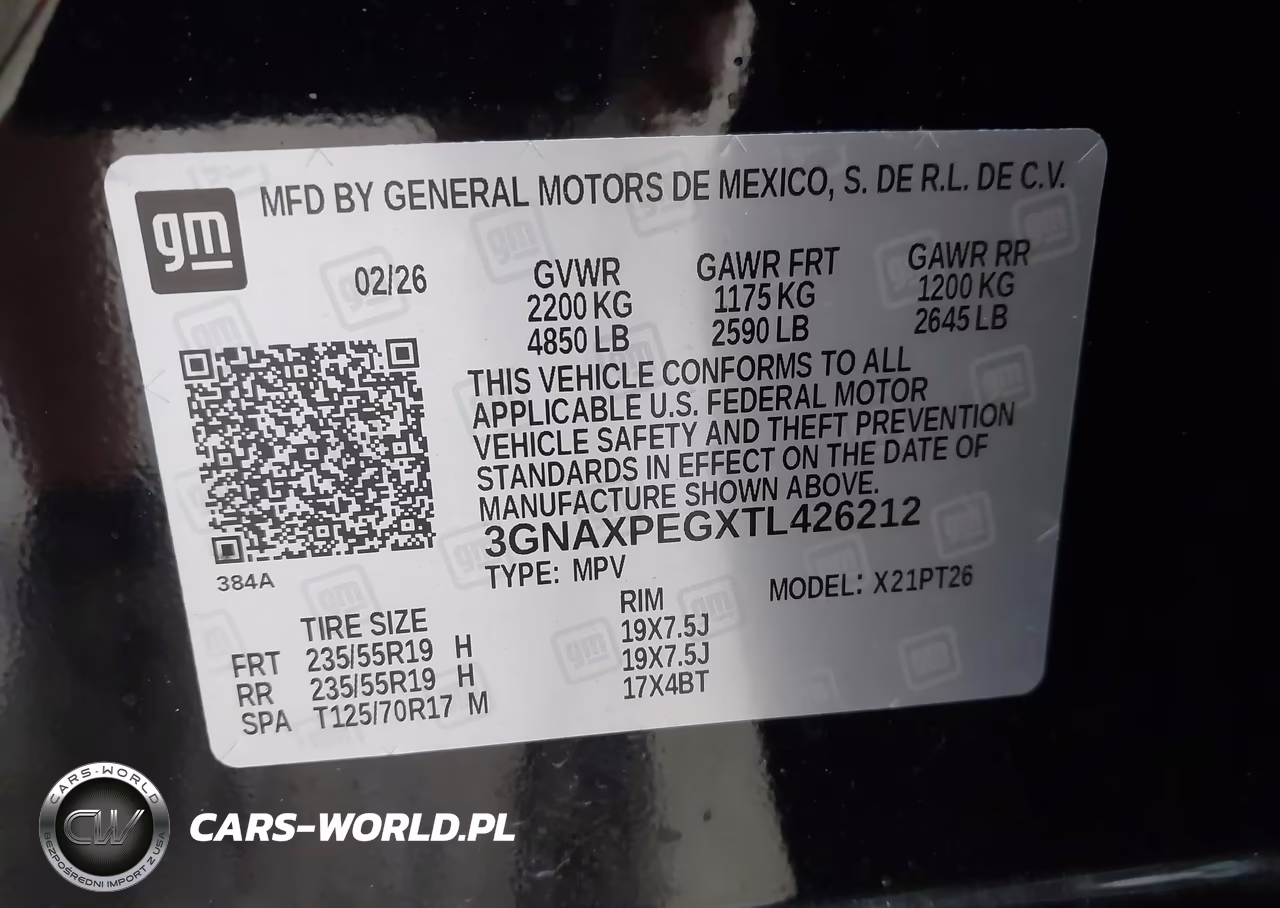 2026 Chevrolet Equinox Awd Lt VIN:3GNAXPEGXTL426212 - 9