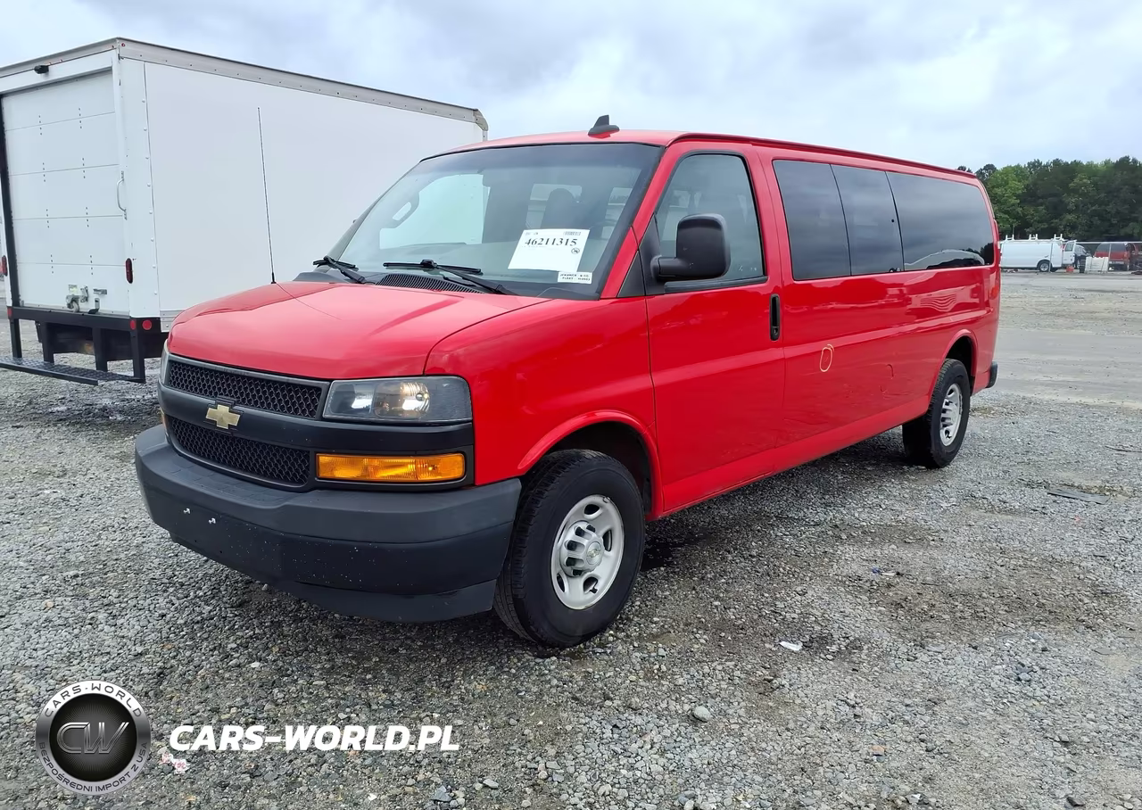 2020 Chevrolet Express Passenger Rwd 3500 Extended Wheelbase Ls VIN:1GAZGNFG1L1271953 - 2