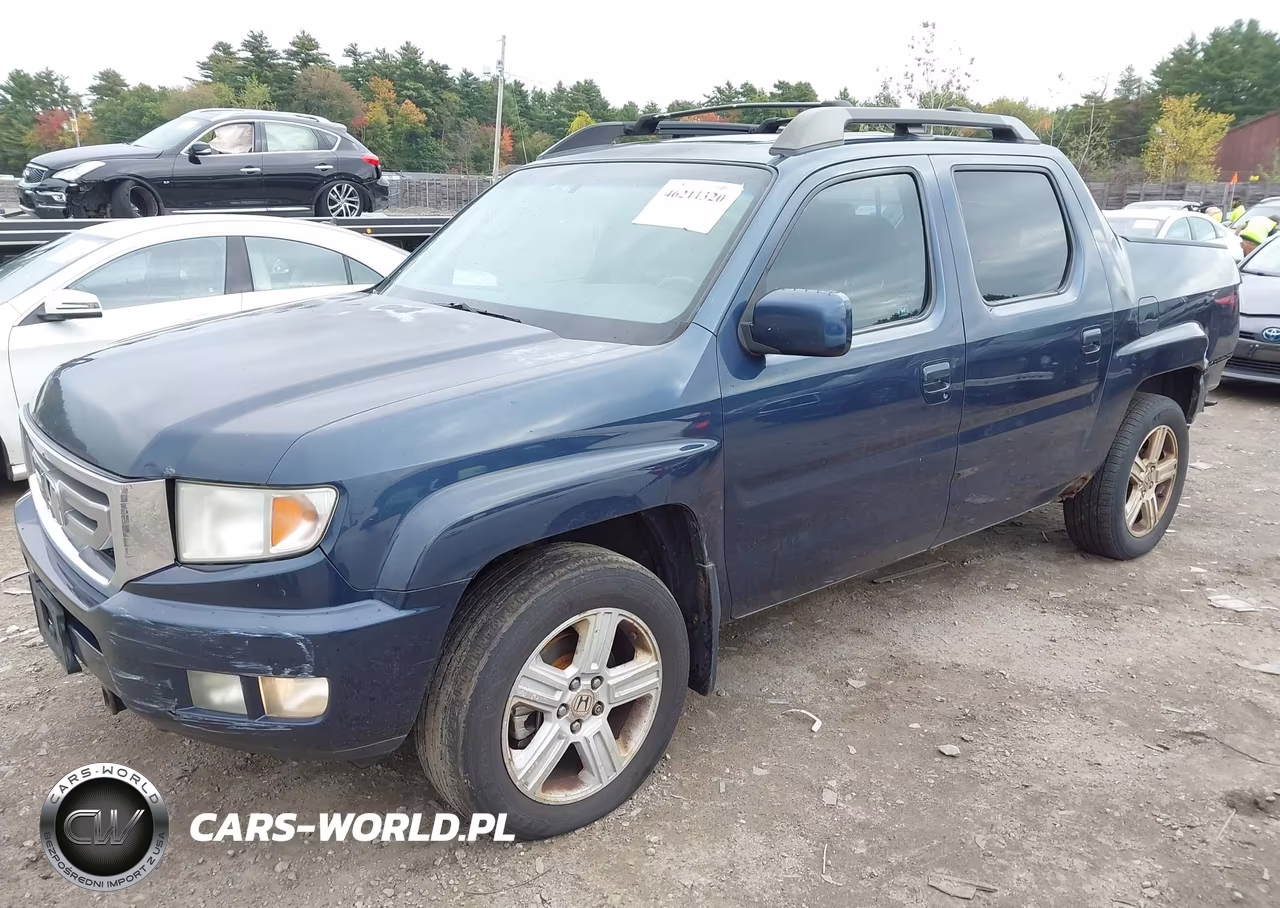 2009 Honda Ridgeline Rtl VIN:5FPYK16509B103284 - 2
