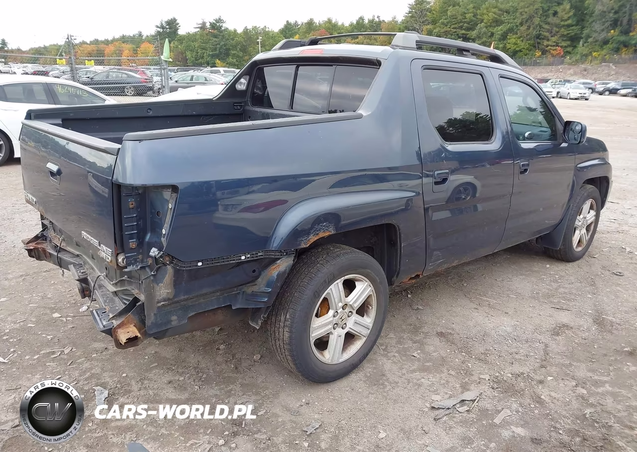 2009 Honda Ridgeline Rtl VIN:5FPYK16509B103284 - 4