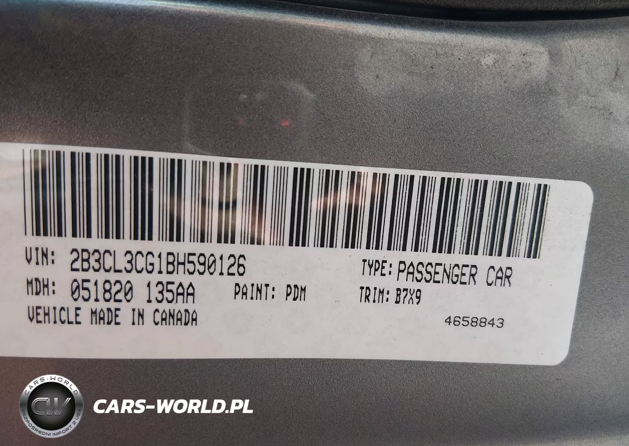 2011 Dodge Charger VIN:2B3CL3CG1BH590126 - 9