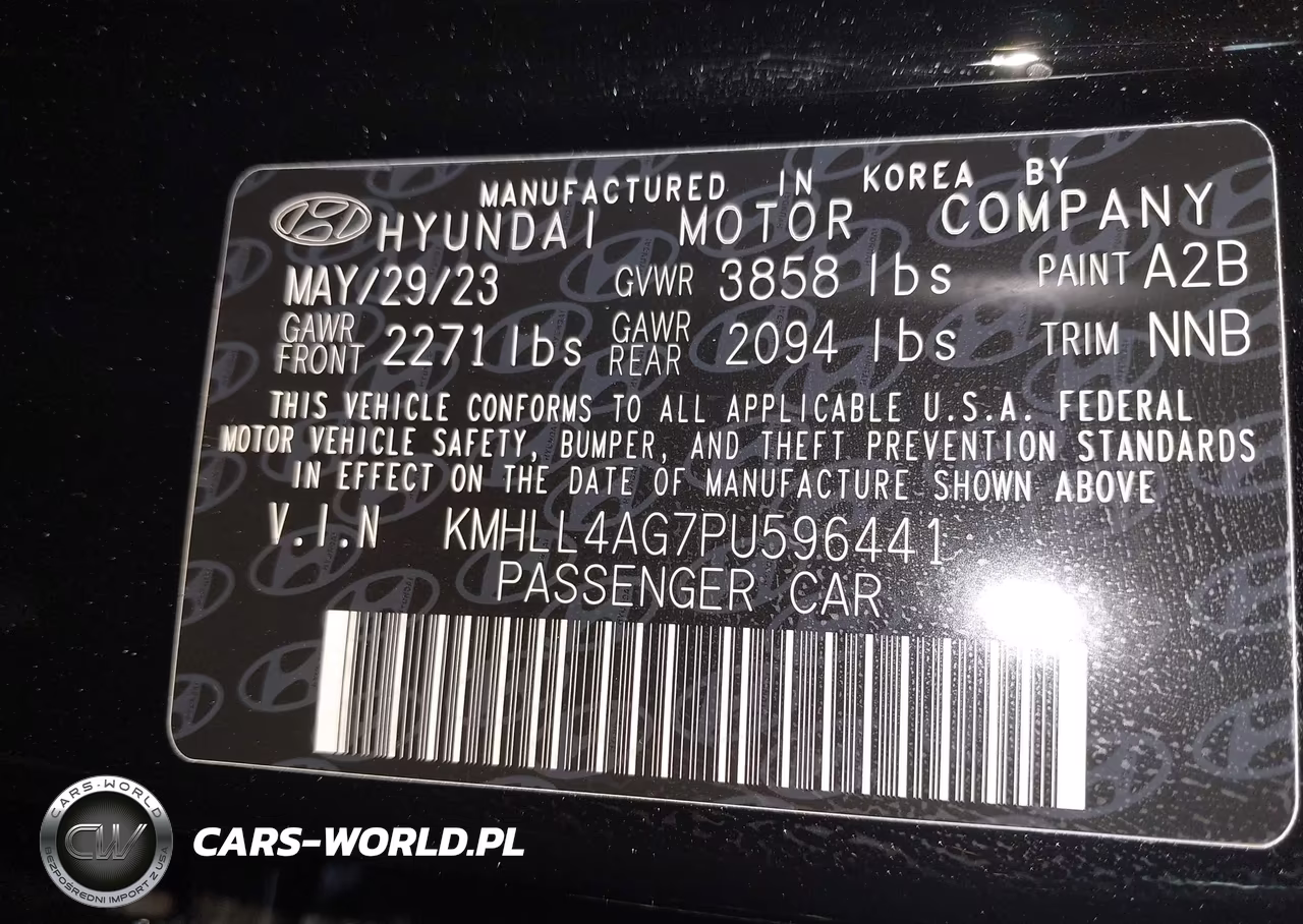 2023 Hyundai Elantra Se VIN:KMHLL4AG7PU596441 - 9