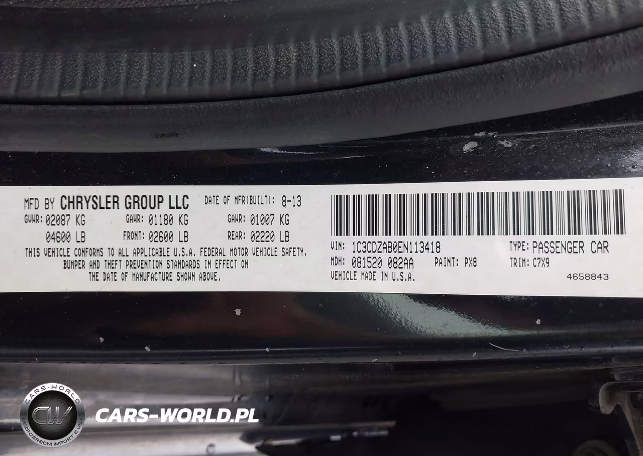 2014 Dodge Avenger Se VIN:1C3CDZAB0EN113418 - 9