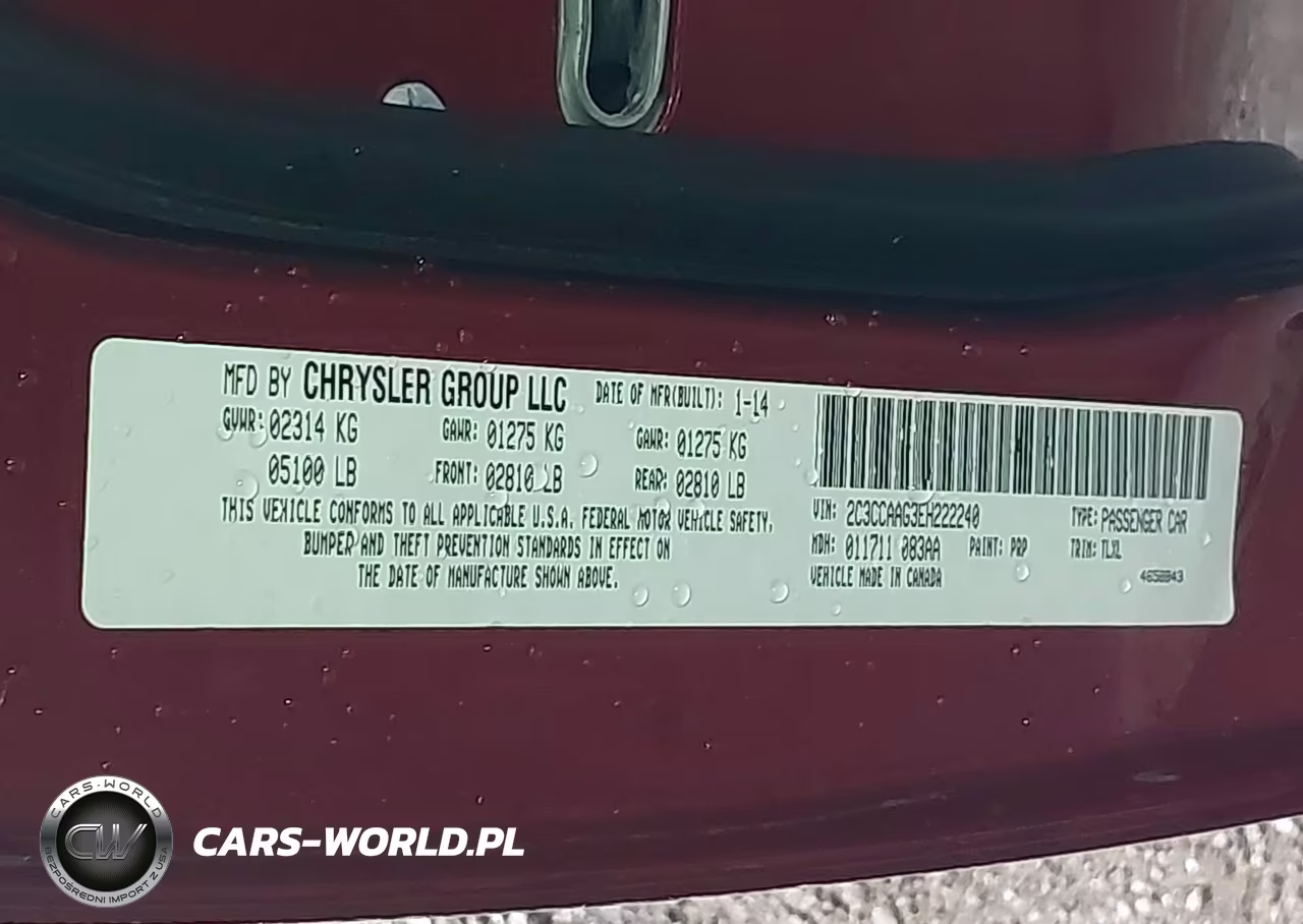 2014 Chrysler 300 VIN:2C3CCAAG3EH222240 - 9