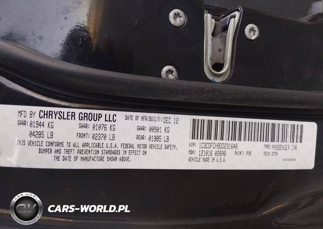 2013 Dodge Dart Limited VIN:1C3CDFCH9DD231648 - 9