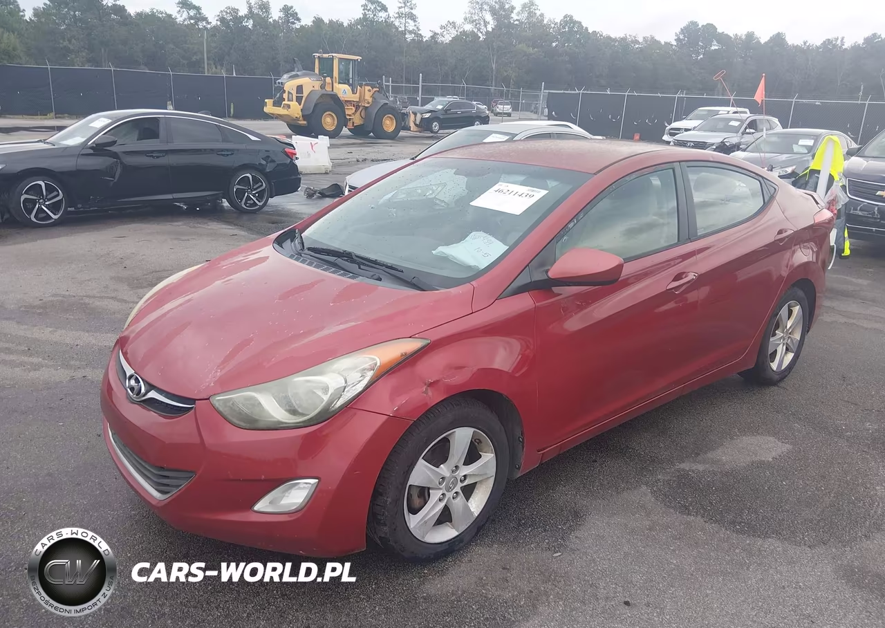 2013 Hyundai Elantra Gls VIN:KMHDH4AE4DU764021 - 2