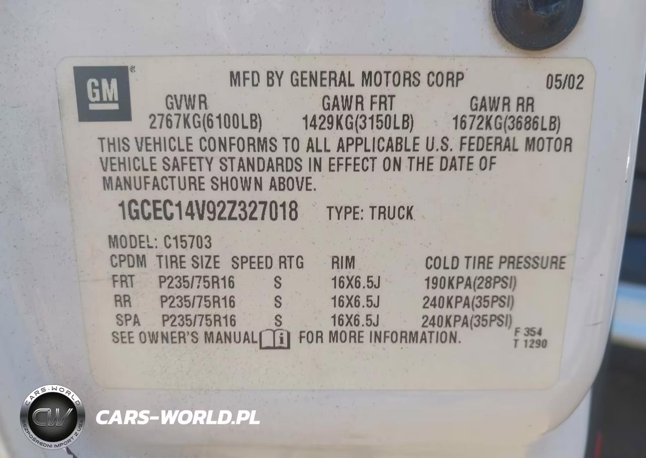 2002 Chevrolet Silverado 1500 Ls VIN:1GCEC14V92Z327018 - 9