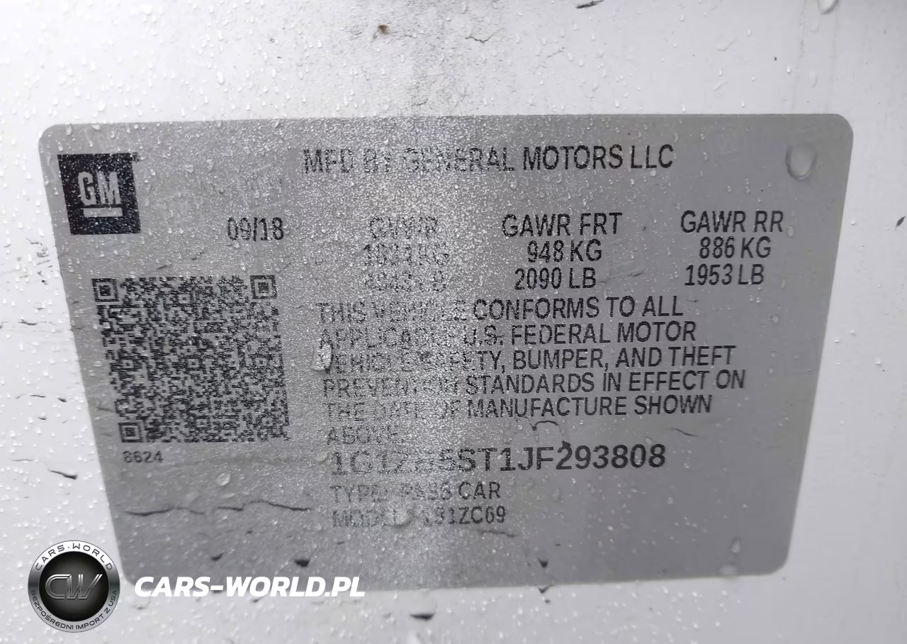 2018 Chevrolet Malibu 1Ls VIN:1G1ZB5ST1JF293808 - 9