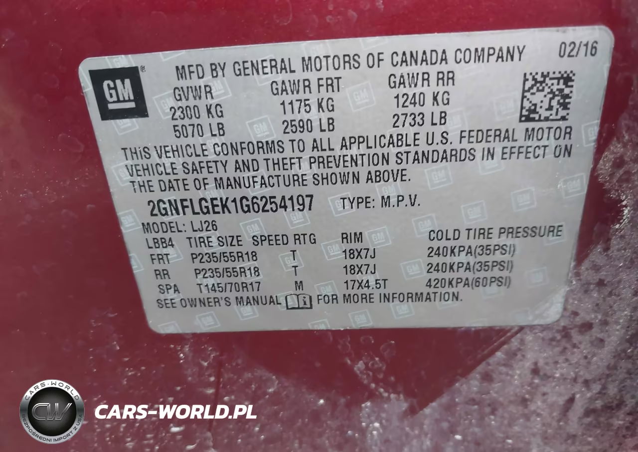 2016 Chevrolet Equinox Ltz VIN:2GNFLGEK1G6254197 - 9