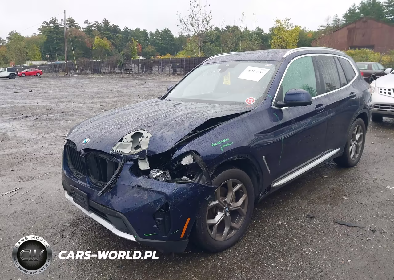 2022 BMW X3 xDrive30I VIN:5UX53DP08N9M93678 - 2