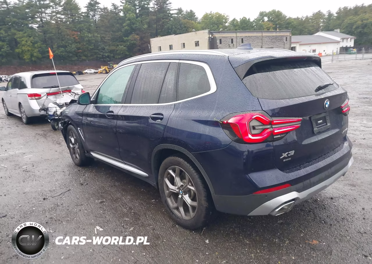 2022 BMW X3 xDrive30I VIN:5UX53DP08N9M93678 - 3