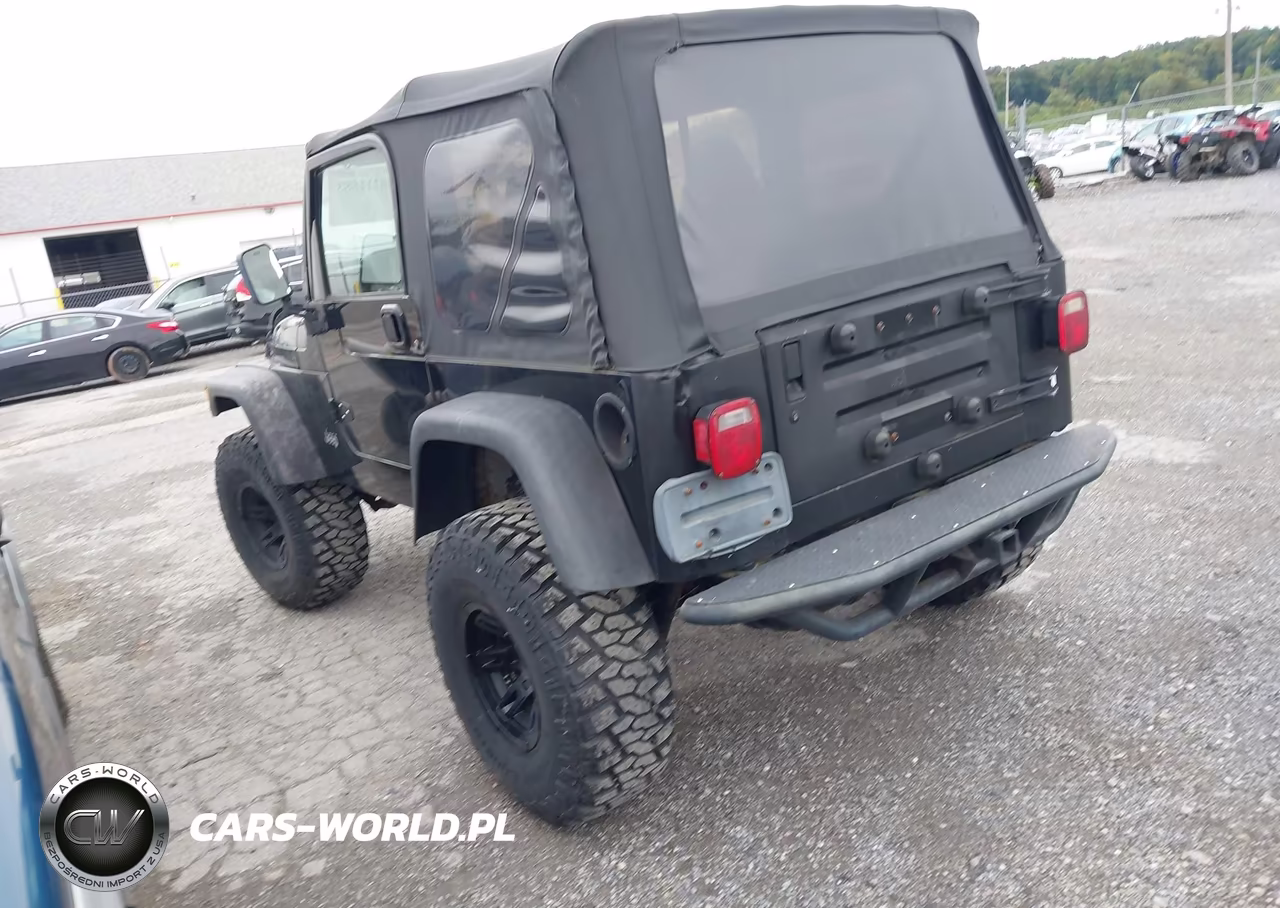 2001 Jeep Wrangler Sport VIN:1J4FA49S71P323841 - 3