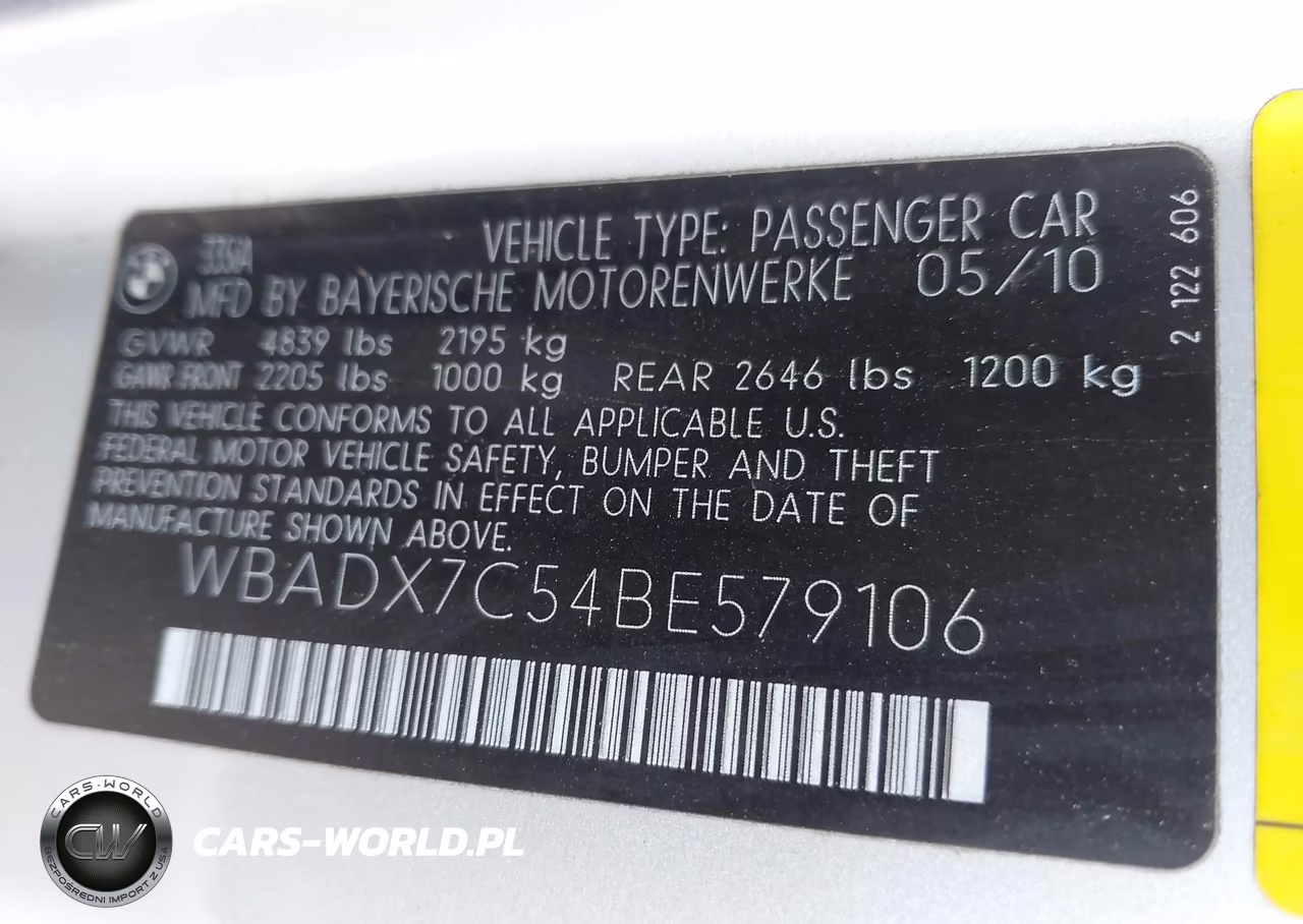 2011 BMW 335I VIN:WBADX7C54BE579106 - 9
