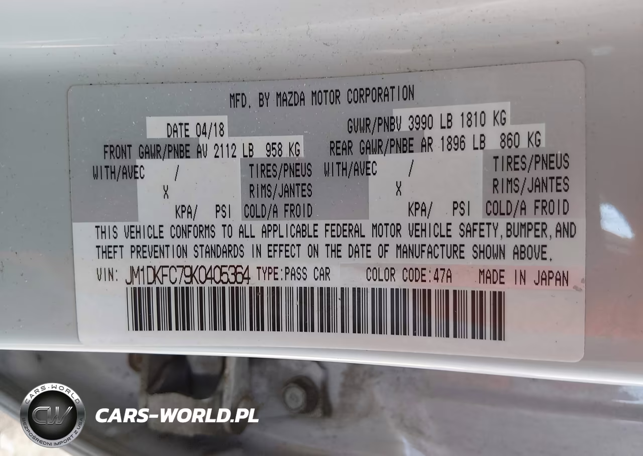 2019 Mazda Cx-3 Touring VIN:JM1DKFC79K0405364 - 9