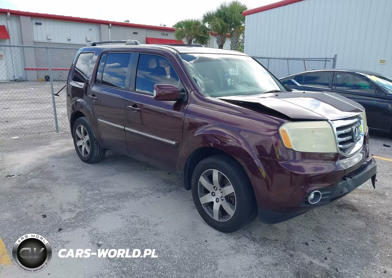 2013 Honda Pilot Touring VIN:5FNYF3H90DB007110 - 1
