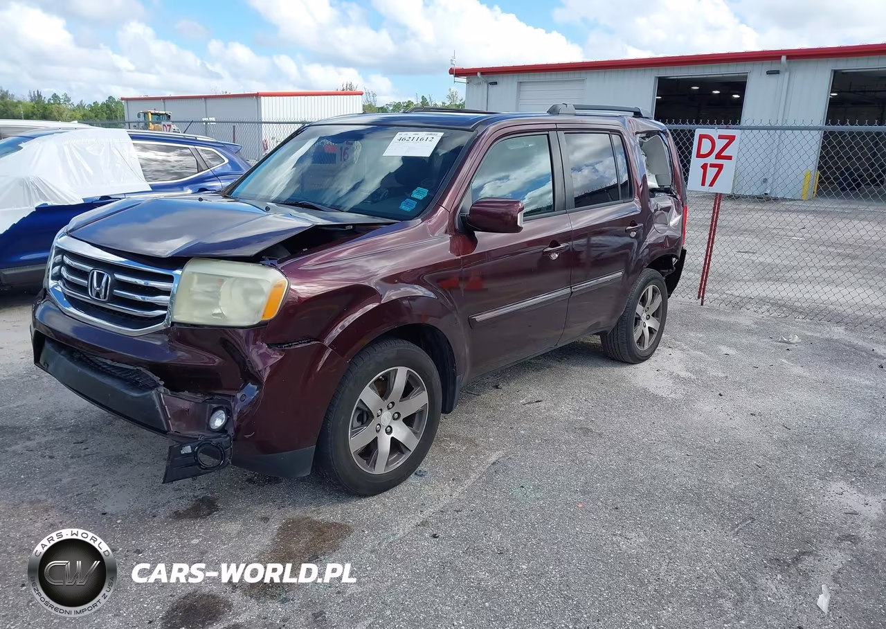 2013 Honda Pilot Touring VIN:5FNYF3H90DB007110 - 2