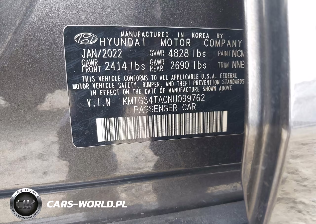 2022 Genesis G70 2.0T Awd VIN:KMTG34TA0NU099762 - 9