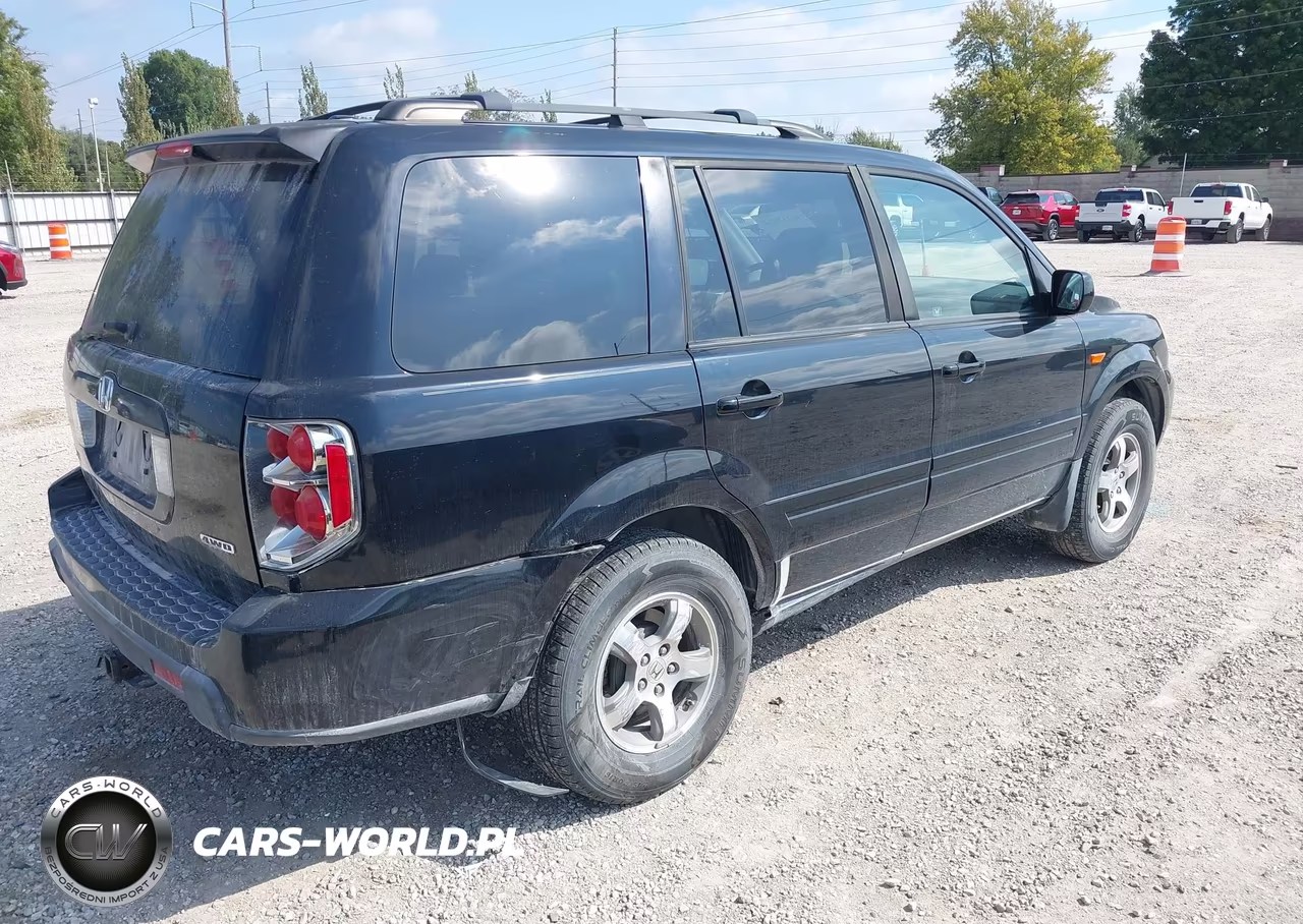 2006 Honda Pilot Ex-L VIN:2HKYF18646H550099 - 4