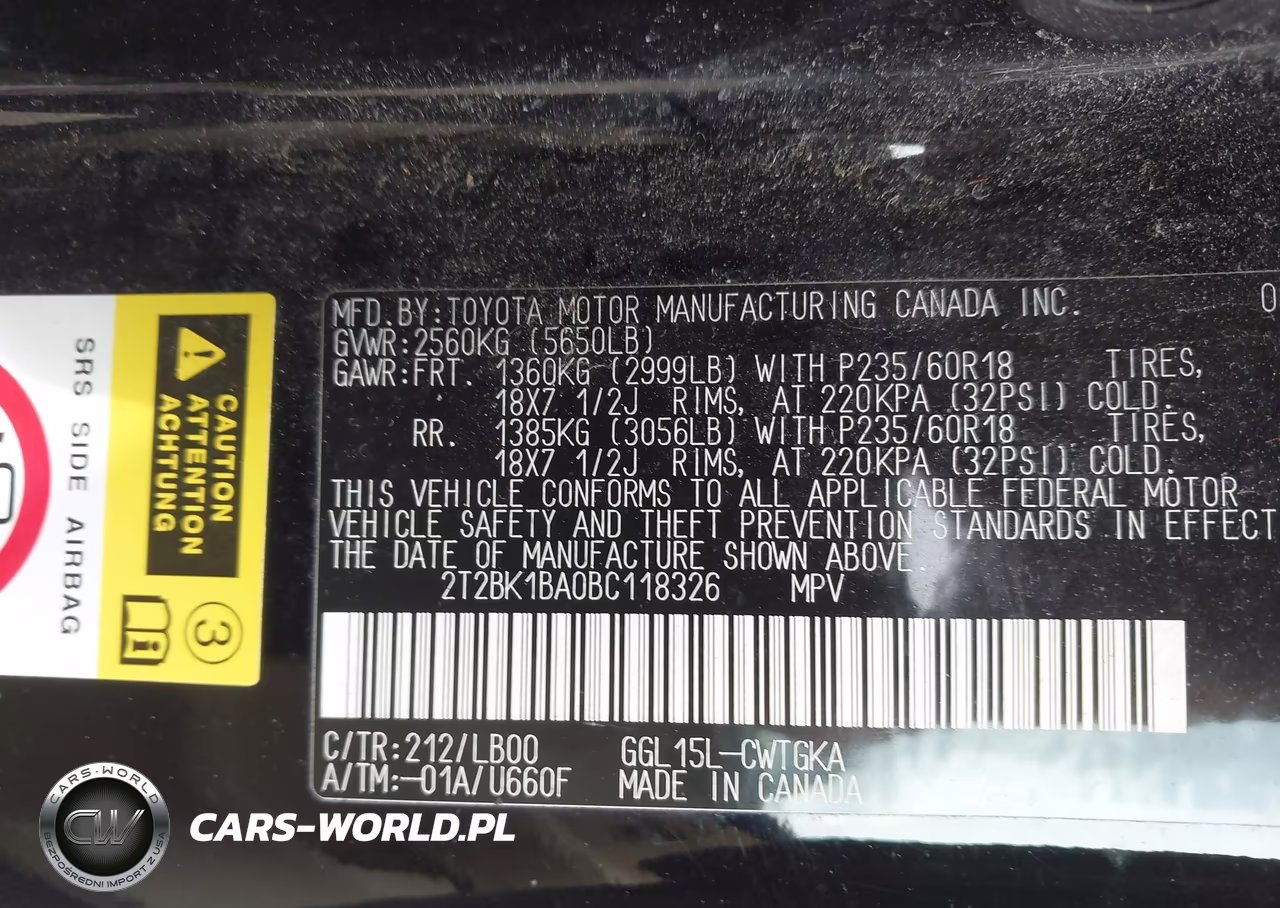 2011 Lexus Rx 350 VIN:2T2BK1BA0BC118326 - 9