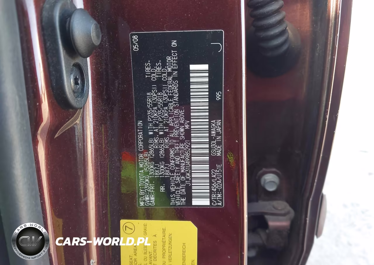 2009 Lexus Rx 350 VIN:JTJGK31U499852921 - 9