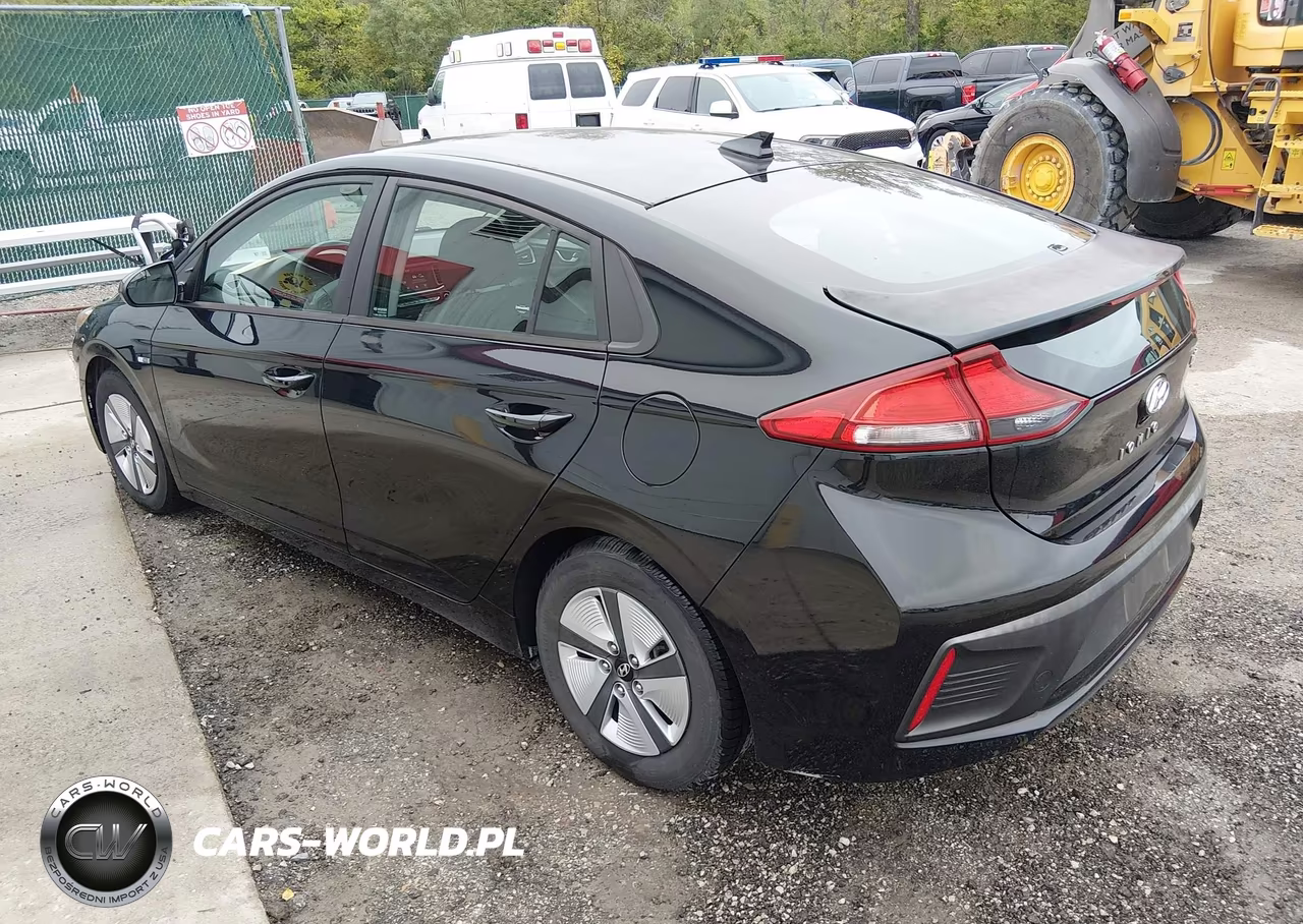 2018 Hyundai Ioniq Hybrid Blue VIN:KMHC65LC8JU099722 - 3