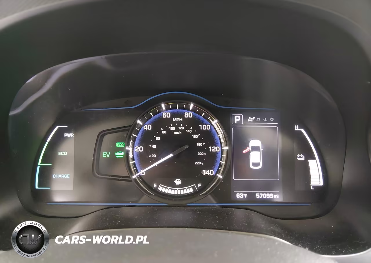 2018 Hyundai Ioniq Hybrid Blue VIN:KMHC65LC8JU099722 - 7