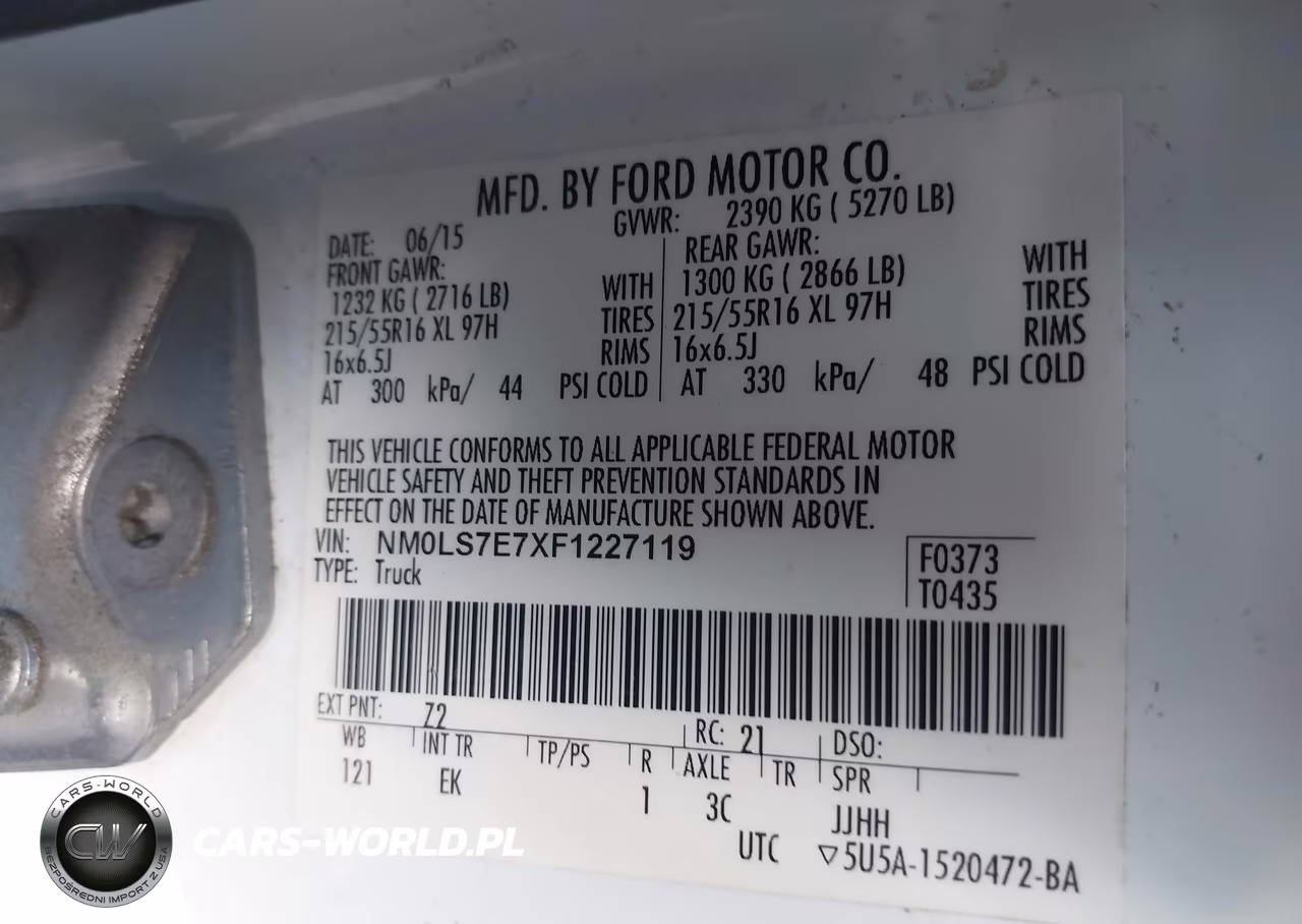 2015 Ford Transit Connect Xl VIN:NM0LS7E7XF1227119 - 9