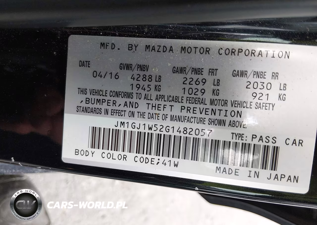 2016 Mazda Mazda6 I Grand Touring VIN:JM1GJ1W52G1482057 - 9