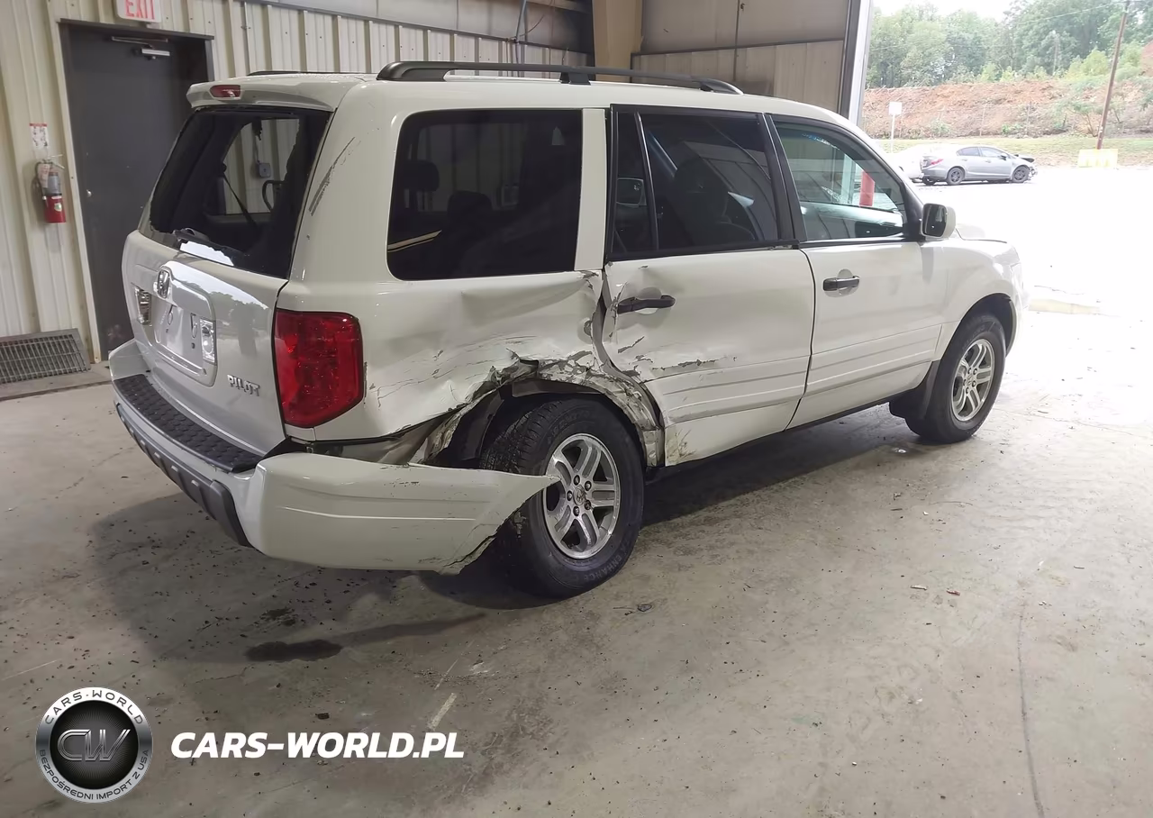 2005 Honda Pilot Ex VIN:5FNYF18425B042712 - 4