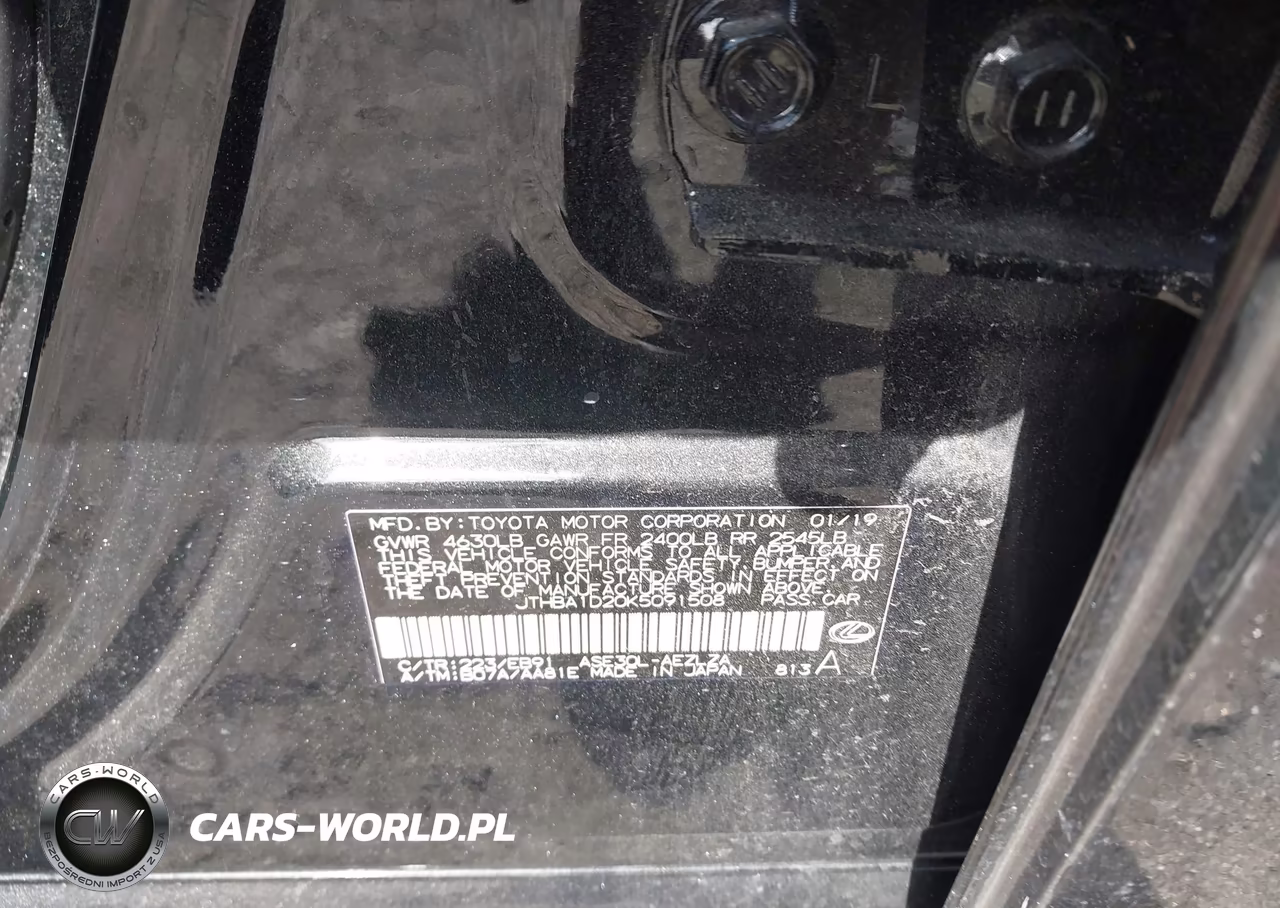 2019 Lexus Is 300 VIN:JTHBA1D20K5091508 - 9