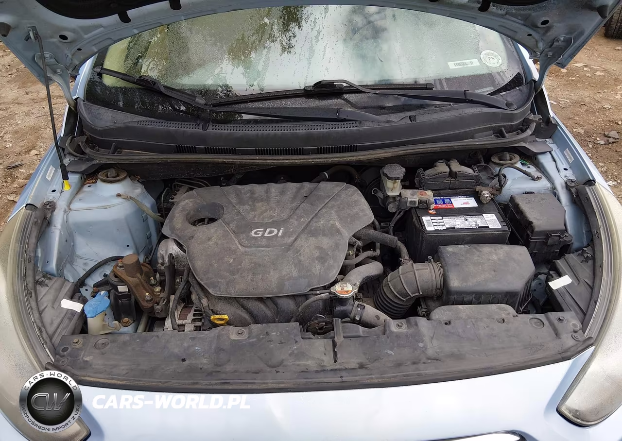 2013 Hyundai Accent Gls VIN:KMHCU4AE7DU442044 - 10