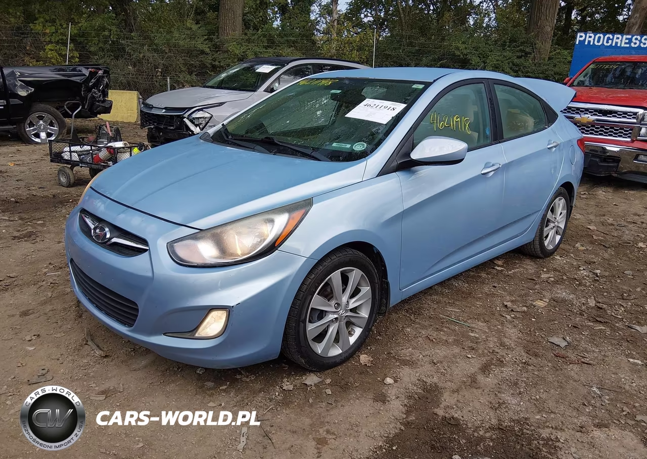 2013 Hyundai Accent Gls VIN:KMHCU4AE7DU442044 - 2