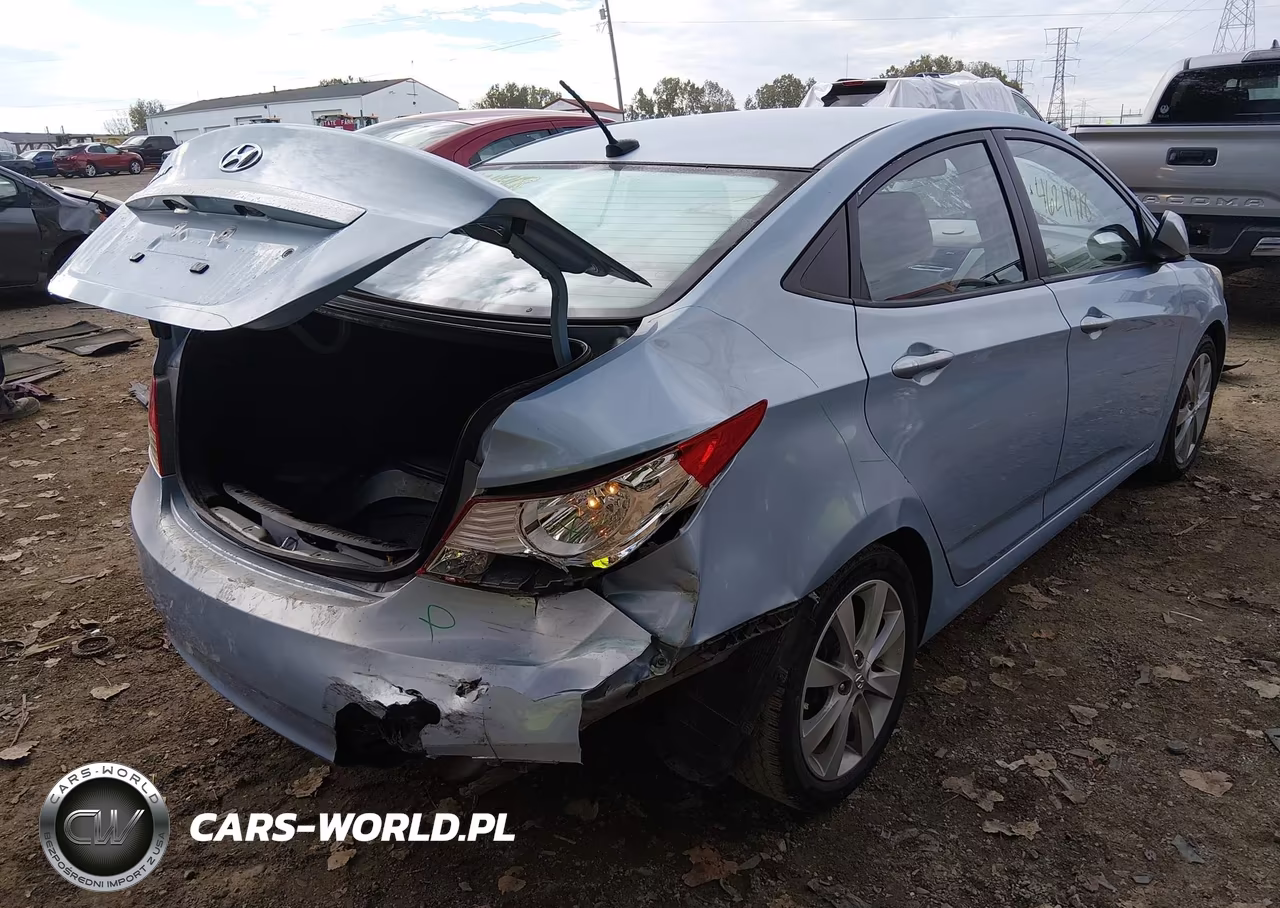 2013 Hyundai Accent Gls VIN:KMHCU4AE7DU442044 - 6