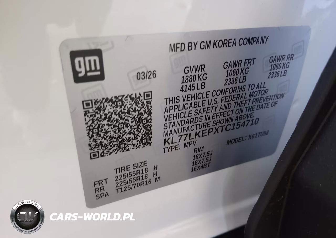 2026 Chevrolet Trax Fwd Activ VIN:KL77LKEPXTC154710 - 9