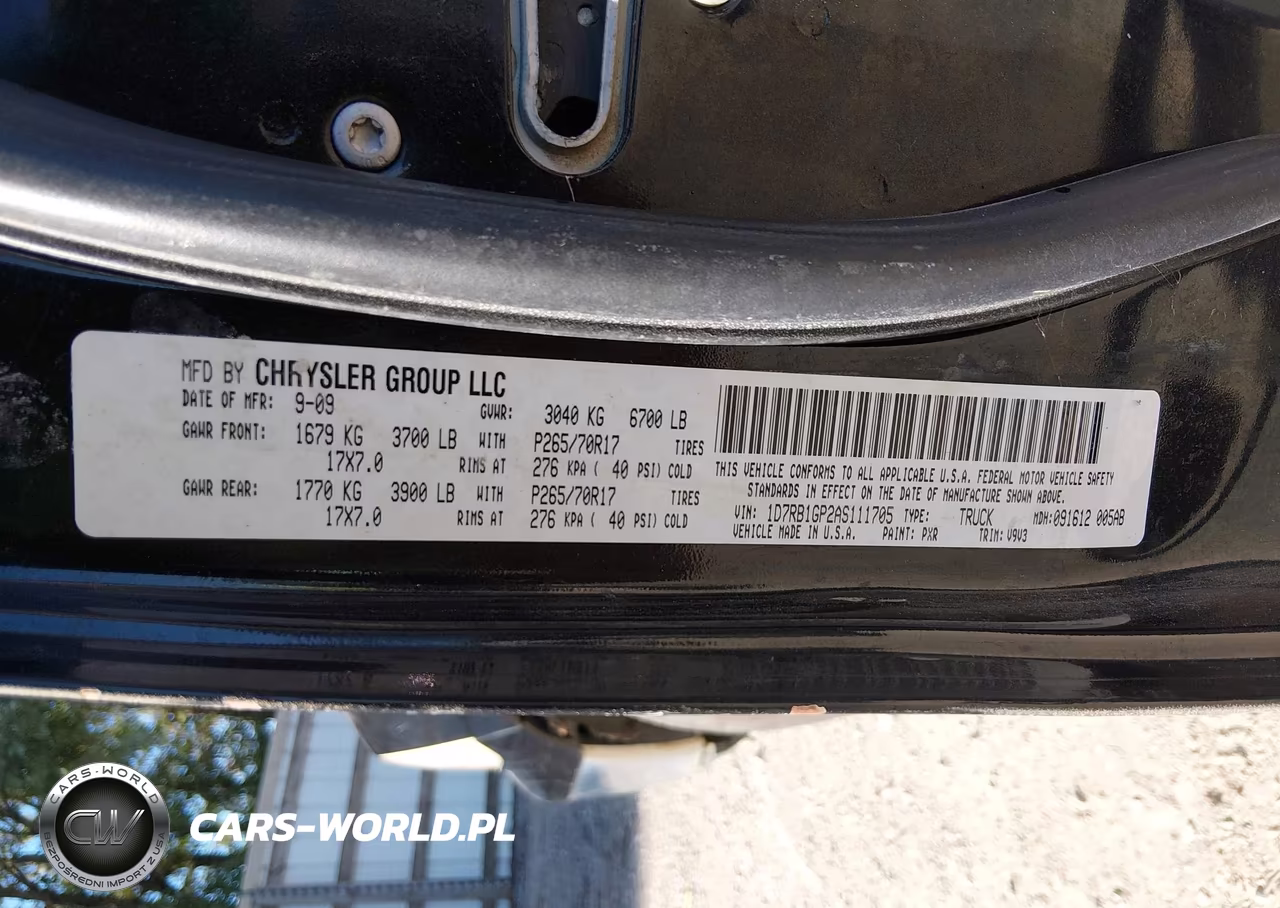 2010 Dodge Ram 1500 Slt VIN:1D7RB1GP2AS111705 - 9