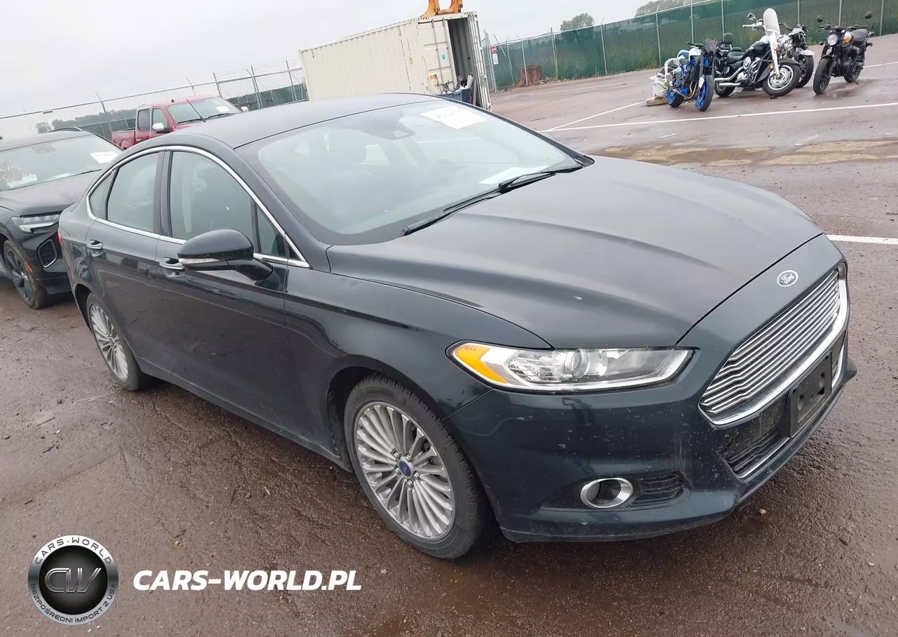 2014 Ford Fusion Titanium VIN:3FA6P0D91ER160223 - 1