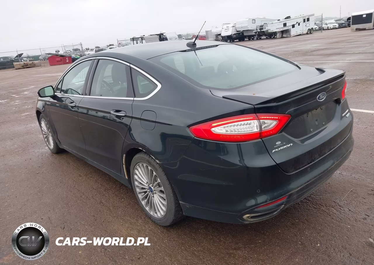 2014 Ford Fusion Titanium VIN:3FA6P0D91ER160223 - 3