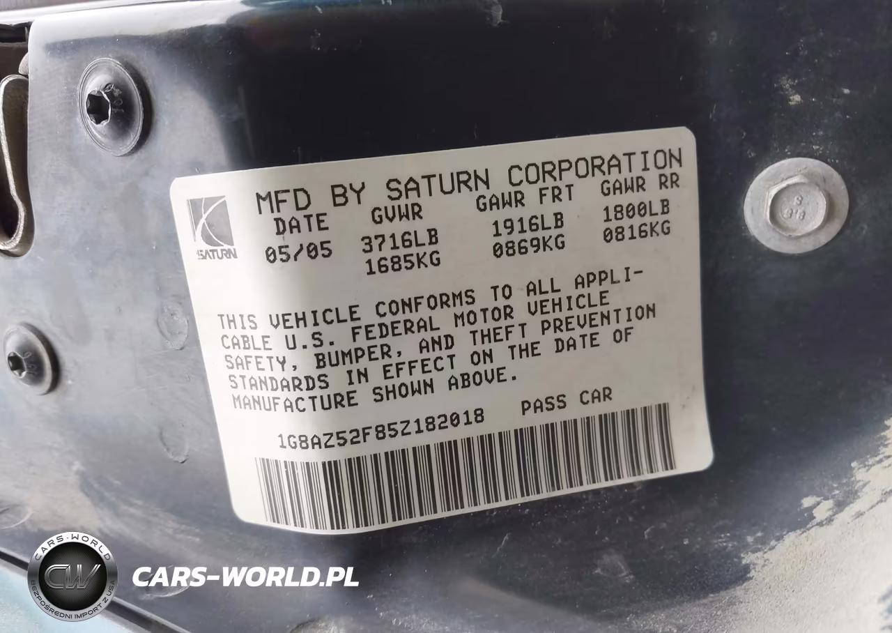 2006 Saturn Ion 2 VIN:1G8AJ55F76Z172634 - 9