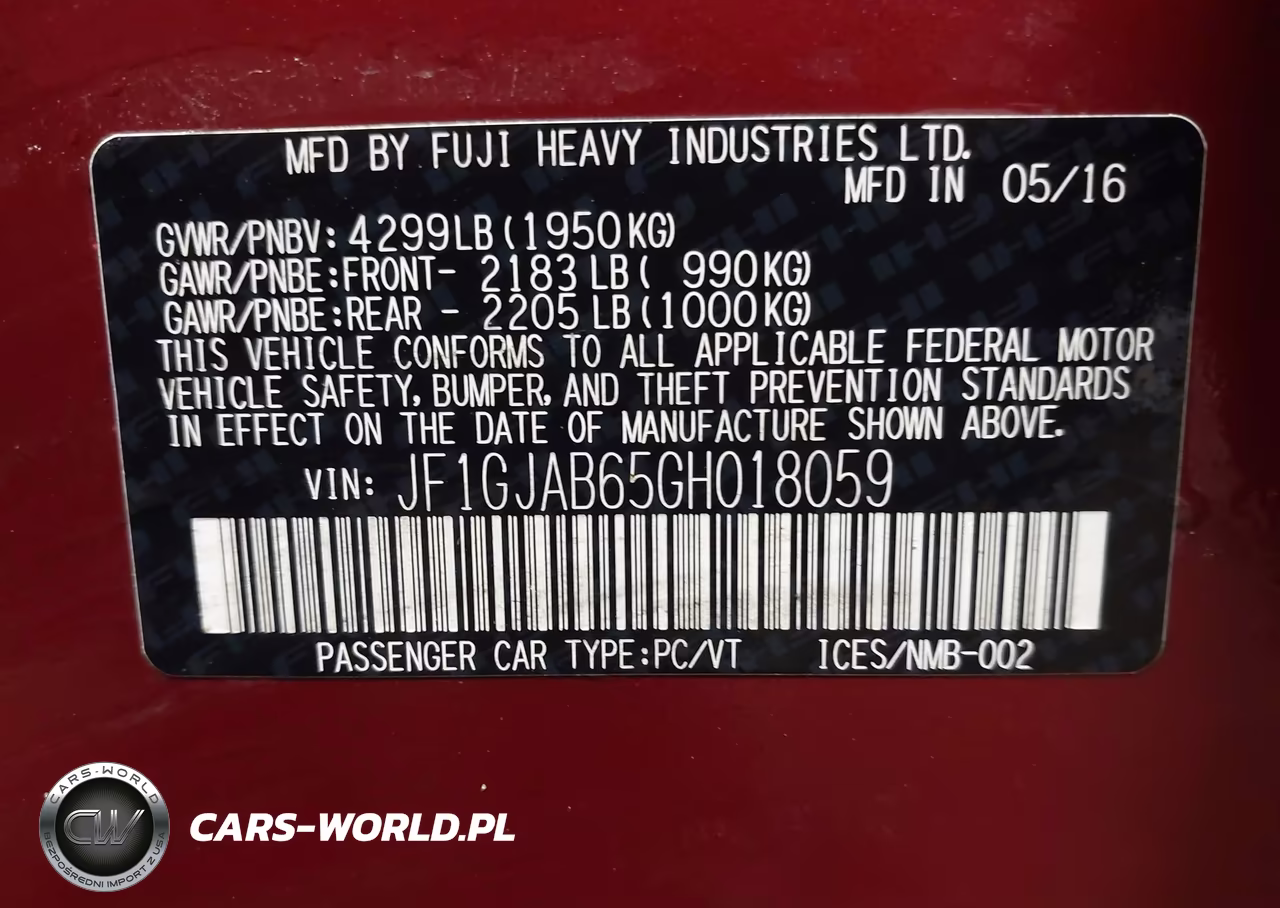 2016 Subaru Impreza 2.0I Premium VIN:JF1GJAB65GH018059 - 9
