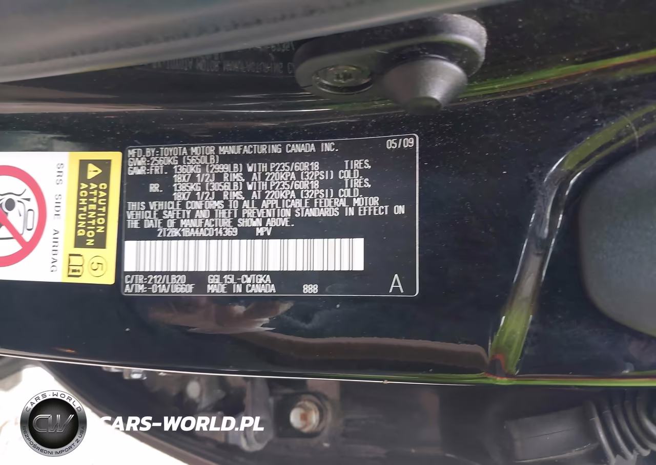 2010 Lexus Rx 350 VIN:2T2BK1BA4AC014369 - 9