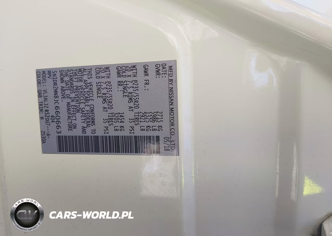 2018 Nissan Pathfinder Platinum VIN:5N1DR2MN8JC660663 - 9