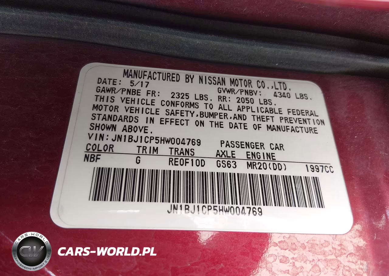 2017 Nissan Rogue Sport Sv VIN:JN1BJ1CP5HW004769 - 9