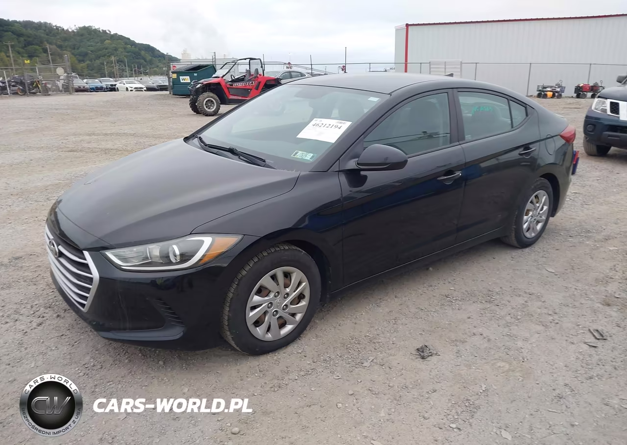 2017 Hyundai Elantra Se VIN:KMHD74LF3HU180160 - 2
