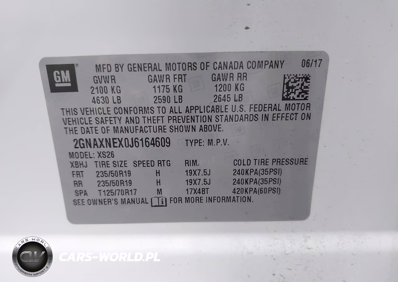 2018 Chevrolet Equinox Premier VIN:2GNAXNEX0J6164609 - 9