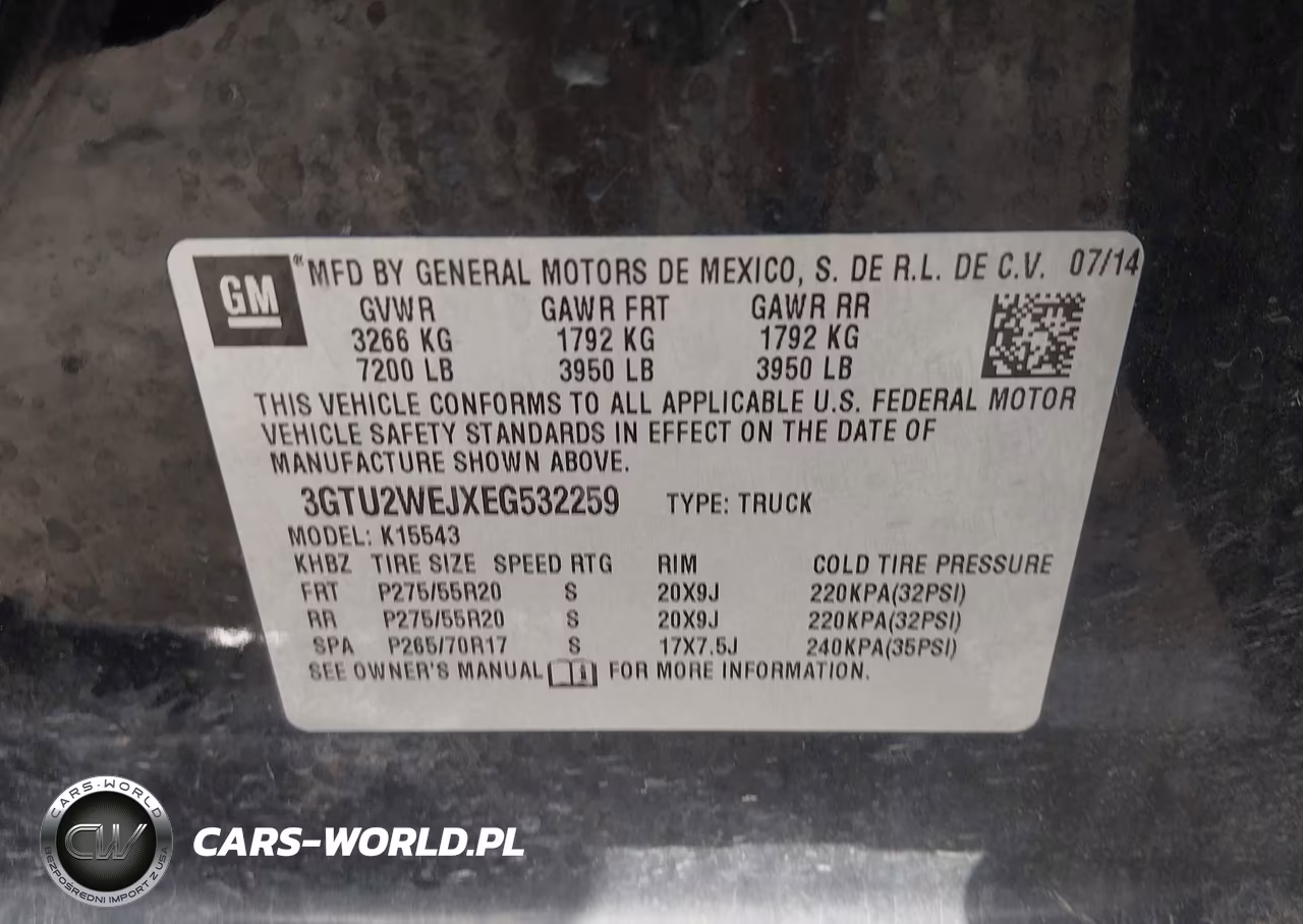 2014 GMC Sierra 1500 Denali VIN:3GTU2WEJXEG532259 - 9