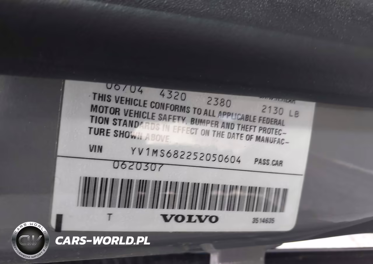 2005 Volvo S40 T5 VIN:YV1MS682252050604 - 9