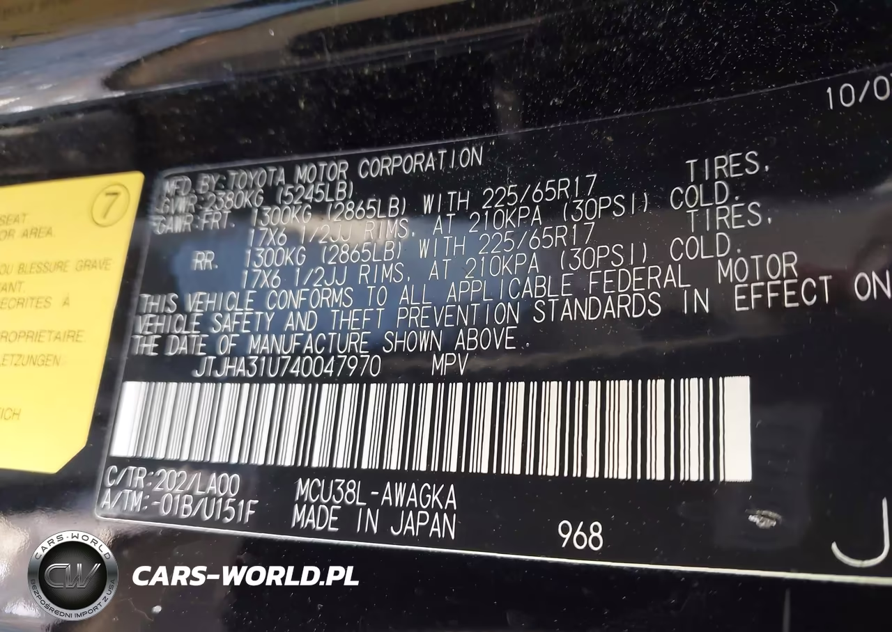 2004 Lexus Rx 330 VIN:JTJHA31U740047970 - 9