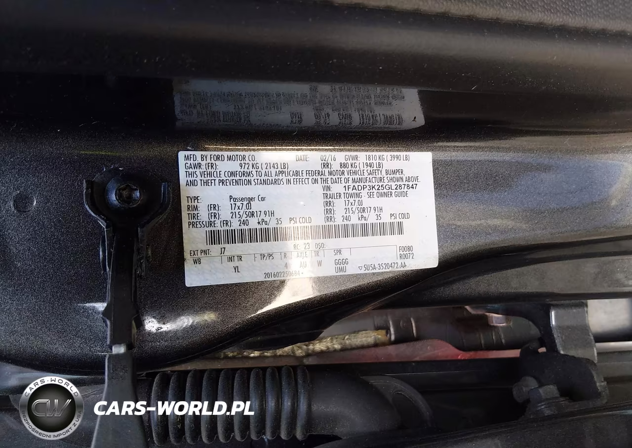 2016 Ford Focus Se VIN:1FADP3K25GL287847 - 9